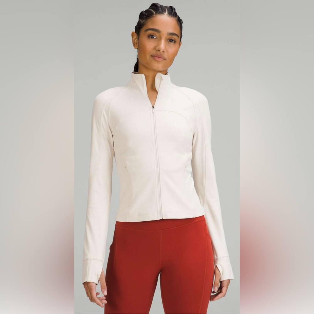 Lululemon Nulu Define Jacket,Size-12,Color-White Opal,#W3FRUS
